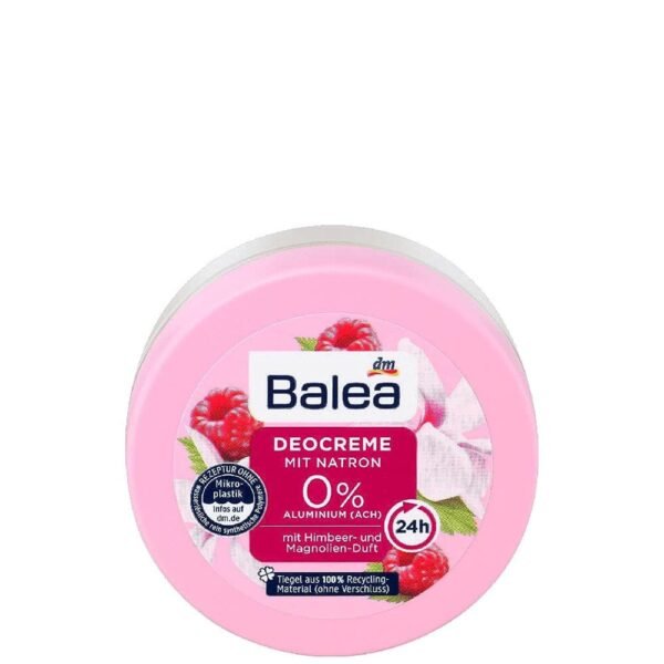 Balea - Crème Déodorante 0% Aluminium (Framboise & Magnolia)