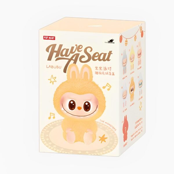 POP MART - Figurine Peluche Labubu "Have a Seat"