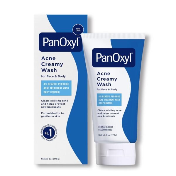 PanOxyl - Nettoyant Crèmeux Anti-Acné 4% Peroxyde de Benzoyle