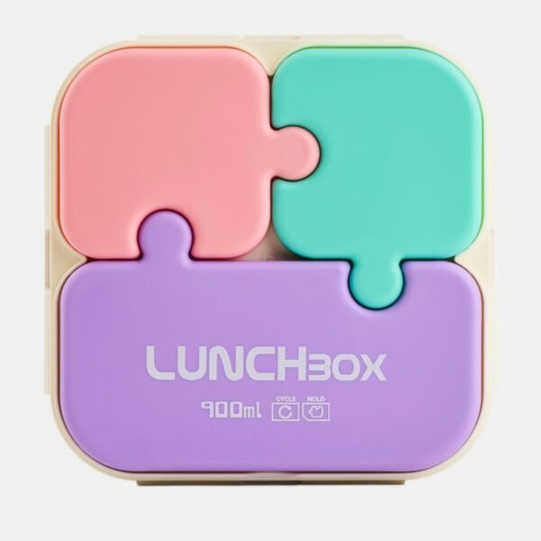 Boîte à Lunch 900ml Style Puzzle