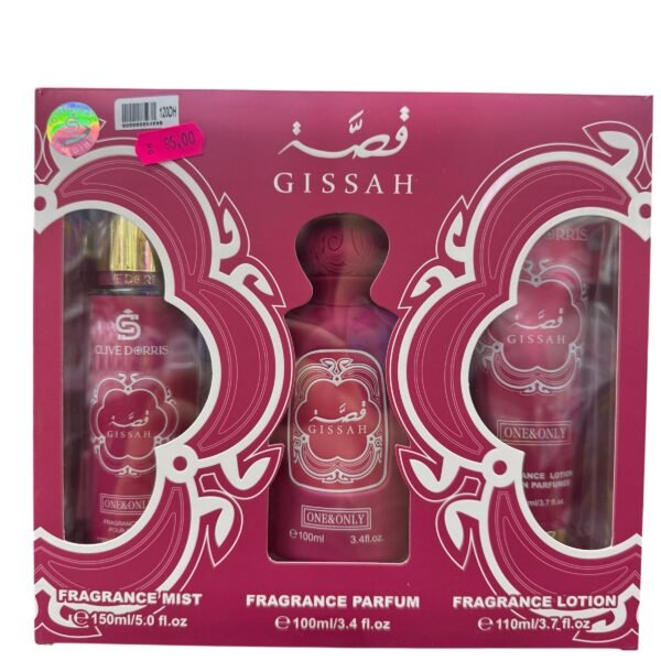 Pack Cadeau Gissah One & Only (Parfum, Brume, Lotion)