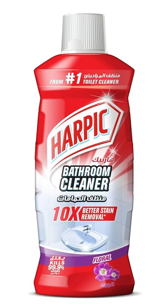 Hapric nettoyants pour toilettes et salles de bain.