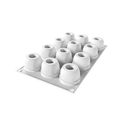 SECRET40- SILICONE MOULD 12.45H 36MM BLANC