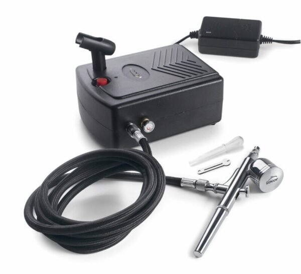 AIRBURSH PISTOLET + COMPRESSEUR