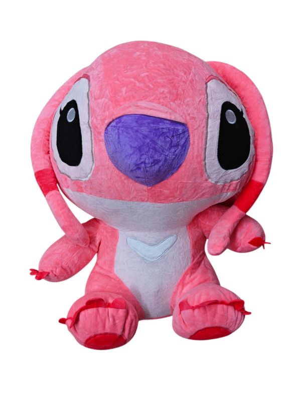 Stitch peluche grand xxl Rose