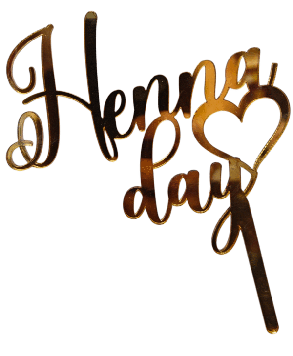 Décoration gâteau henna day
