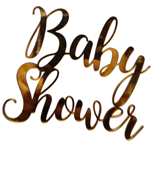Décoration gâteau baby shower