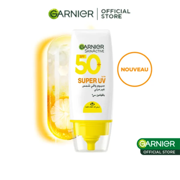 GARNIER SUPER UV INVISIBLE SERUM SUNSCREEN SPF 50 PA++++ UVA/B 30ML