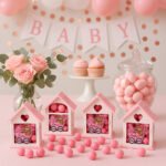 Petit maison en bois spécial buffet de naissance – Image 5