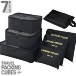 Rangement valise 7pcs noir – Image 2
