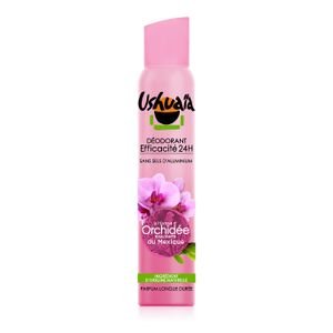 Ushuaïa déodorant à l'extrait d'Orchidée Exaltante du Mexique.