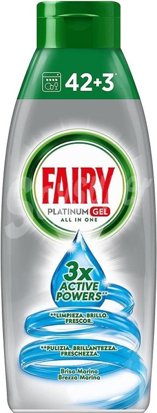 Fairy gel Platinum tout-en-un. 
