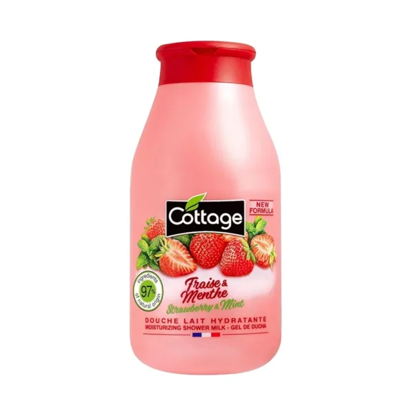 Cottage Lait Hydratante Fraise & Menthe