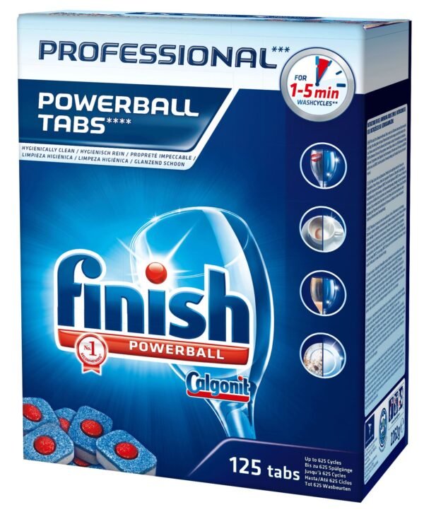 Finish Professional Powerball Tabs en format de 125 unités