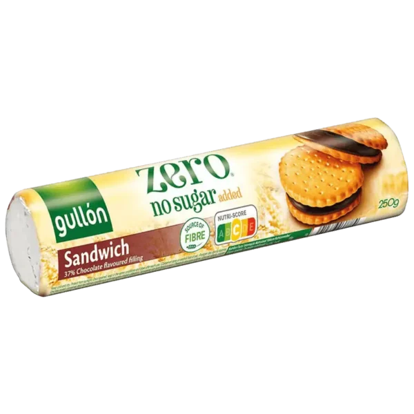 Gullon zero sugar sandwich 37%