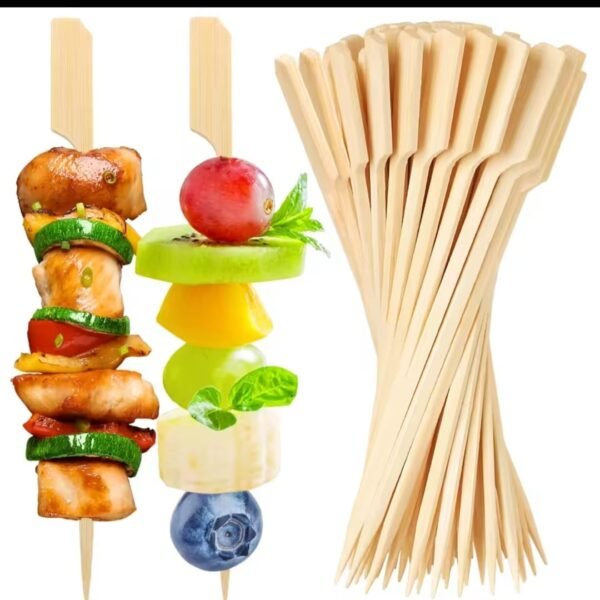 100pcbrochettes en bambou