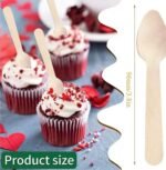 Cuillère en bois 100pc – Image 2