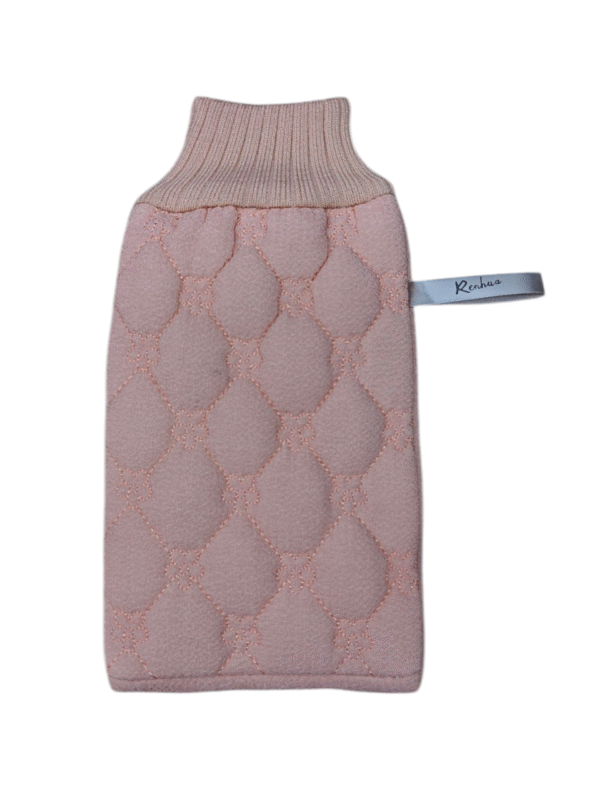gant exfoliant en microfibre