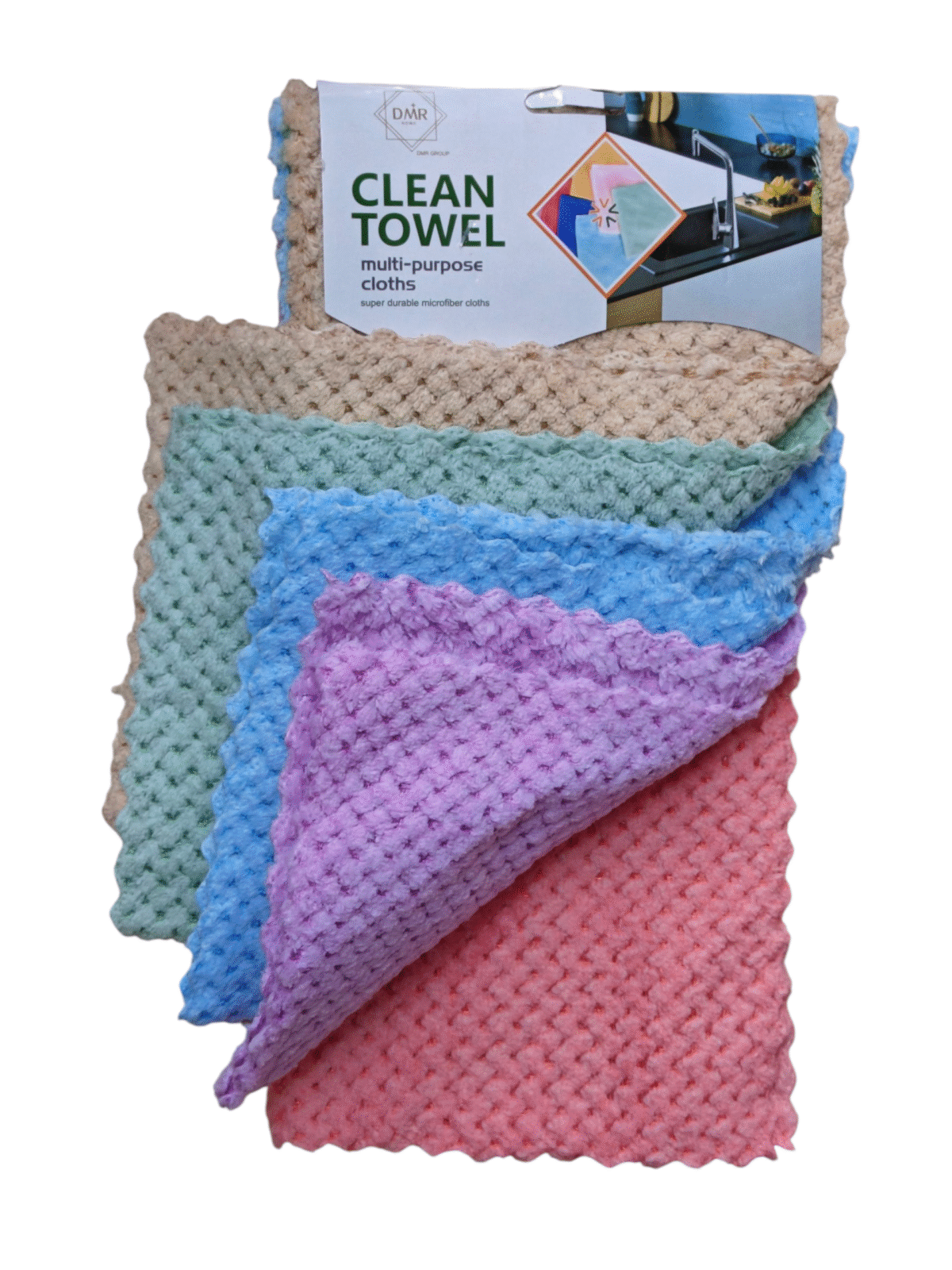 chiffons en microfibre "DMR"5pcs – Image 1