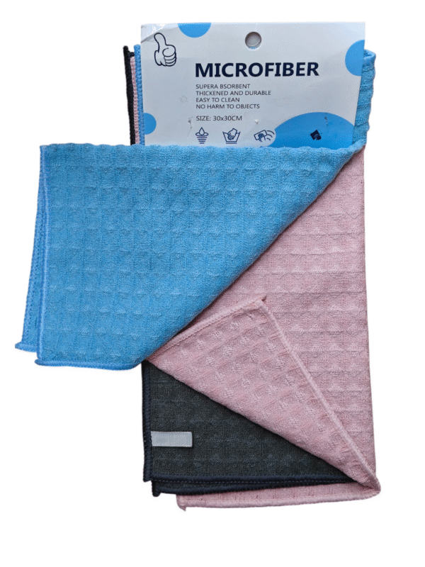 chiffon de nettoyage en microfibre3pcs.👍🏻