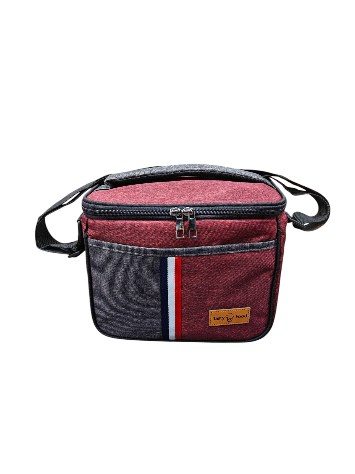 Sac a repas tasty food rouge – Image 1