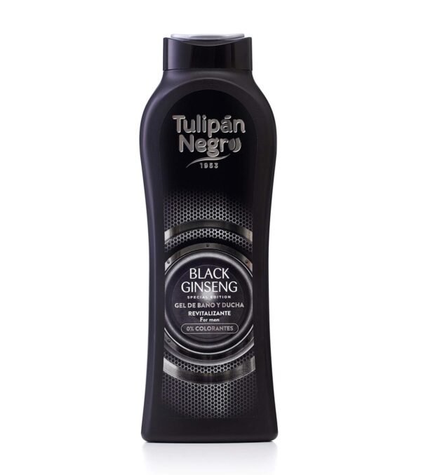 TULIPAN NEGRO GEL DOUCHE 650ML BLACK GINSENG