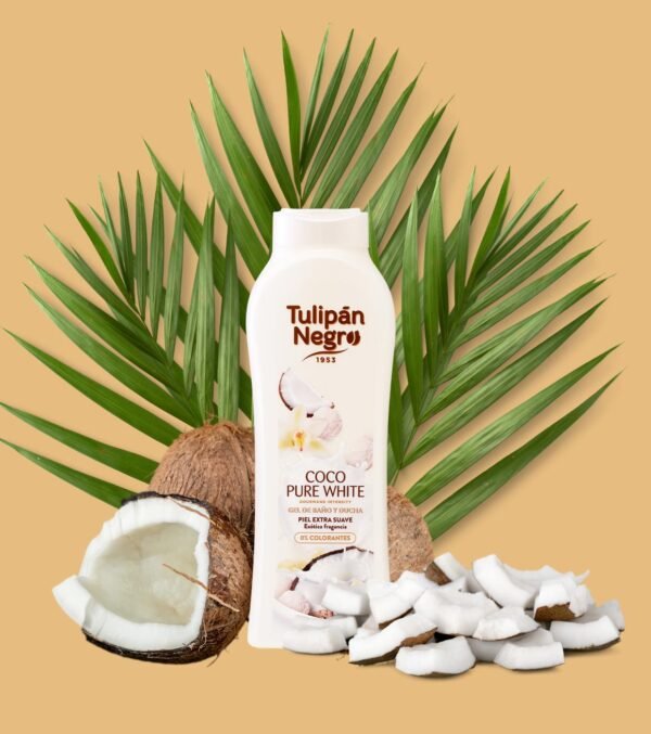 TULIPAN NEGRO GEL DOUCHE 650ML COCO PUREWHITE