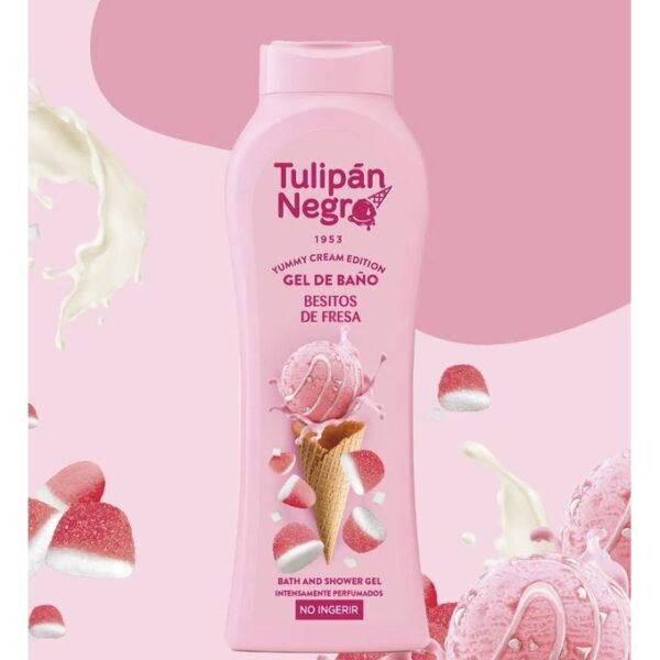 TULIPAN NEGRO GEL DOUCHE 650ML BESITOS DE FRESA