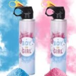 Ensemble d'Extincteurs pour Révélation de Genre Fournitures de Fête 100 % Biodégradables pour des Décorations Mémorables