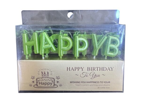 HAPPY BIRTHDAY CANDLE