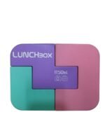Boîte a lunch box divisée sous forme de puzzle.