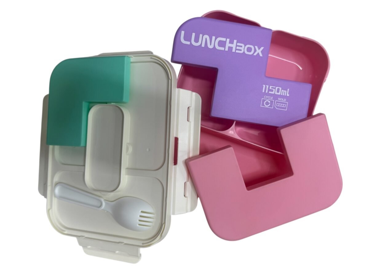 Boîte a lunch box divisée sous forme de puzzle. – Image 3