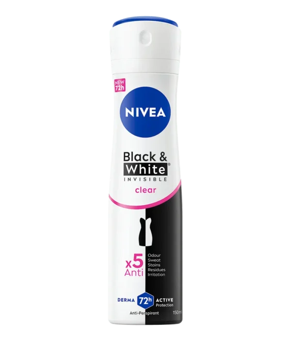 NIVEA déodorant Black & White Invisible Clear
