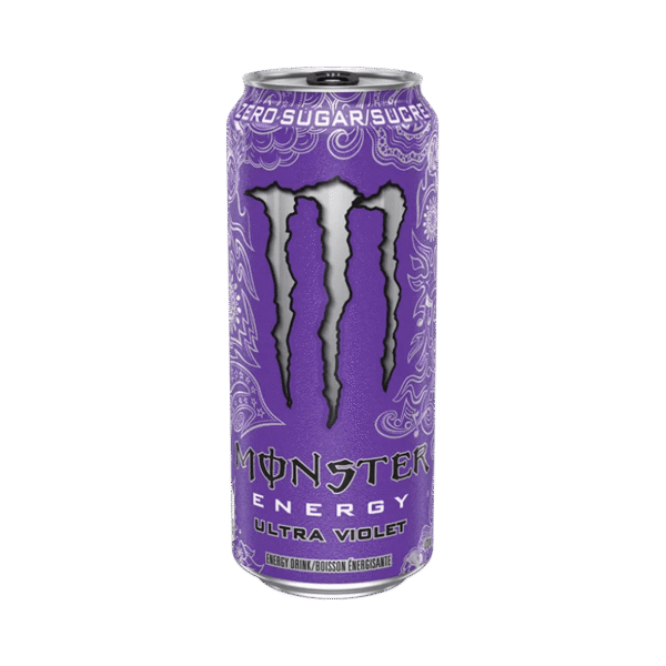 Monster Energy Ultra Violet, Sugar Free Energy Drink, 16 Ounce Pack of 15