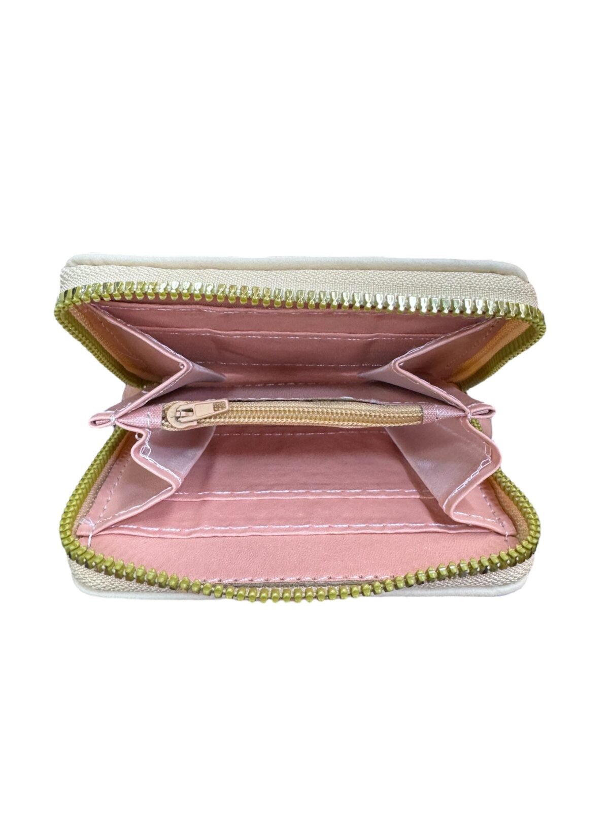 Porte feuille femme park west beige – Image 2